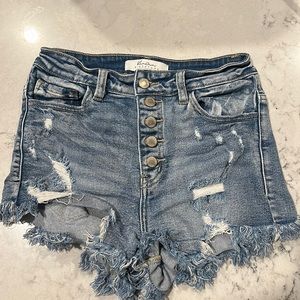 KanCan Buckle exclusive jean shorts